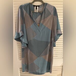 BCBG Maxazaria Geometric Pattern Dress
